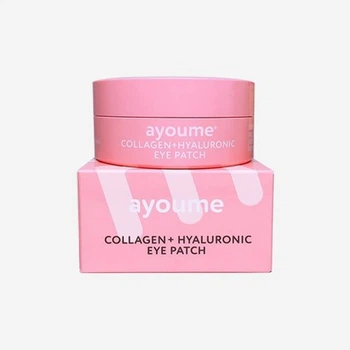 Патчи для глаз с коллагеном от морщин и сухости AYOUME COLLAGEN+HYALURONIC EYE PATCH - 60 шт.