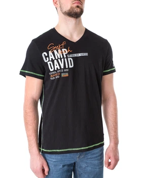 Футболка чоловіча CAMP DAVID (2102-3775-black/21) Чорний M
