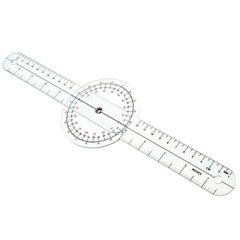 Гоніометр лінійка для вимірювання рухливості суглобів 320 мм 360°
