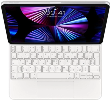 Обложка-клавиатура Apple Magic Keyboard для iPad Pro 11 2021 и iPad Air 2020 White (MJQJ3RS/A)