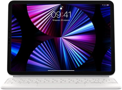 Обложка-клавиатура Apple Magic Keyboard для iPad Pro 11 2021 и iPad Air 2020 White (MJQJ3RS/A)