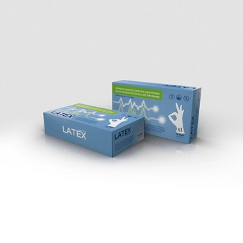 Перчатки Латексные Неопудренные MEDIOK Белые XL (100 шт)