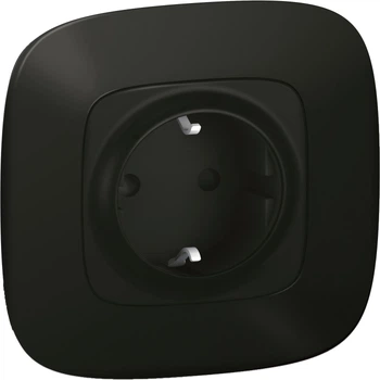 Розумна розетка 2К+З 16 А 230 В Legrand Valena Allure with Netatmo Антрацит (752894)