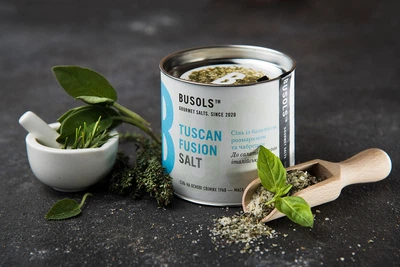 Приправа сіль з травами TUSCAN FUSION SALT BUSOLS 80грам