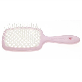 Гребінець Janeke 1830 Superbrush The Original Italian Patent Світло-рожева/Біла