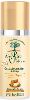 Антивозрастной крем день-ночь Le Petit Olivier Anti-aging Day & Night Cream с аргановым маслом 50 мл (3549620033144)