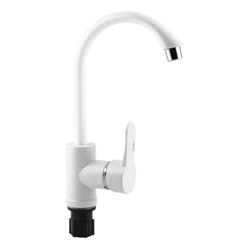 Змішувач з ABS пластику Brinex 40W 007 білий глянець