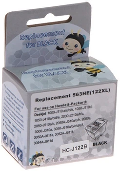 Картридж MicroJet для HP DJ 1050/2050/3050 аналог HP 122 XL (CH563HE) Black (HC-J122B)