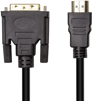 Видеокабель PowerPlant HDMI (M) - DVI (M) 1.8 м (CA912568)