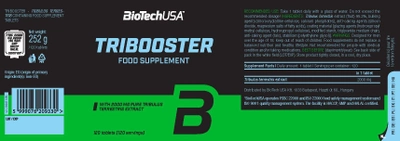 Тестостероновый бустер Biotech Tribooster 120 таб (5999076209330)