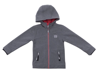 Демисезонная куртка SOFTSHELL NANO F18M1401-DkGrayMix серый 150 - 158 см (F18M1401-DkGrayMix-14)