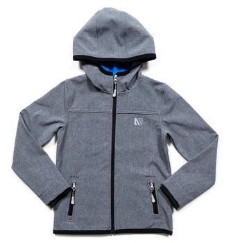 Демисезонная куртка SOFTSHELL NANO S18M1401-MidGreyMix серый 136 - 146 см (S18M1401-MidGreyMix-10)