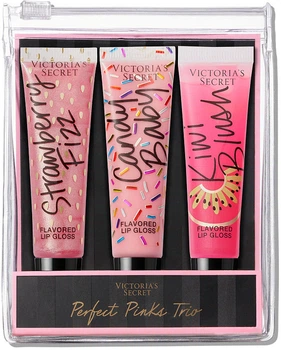Культовый глянцевый набор блесков для губ Victoria's Secret Perfect Pinks 13 г х 3 шт (1159751120)