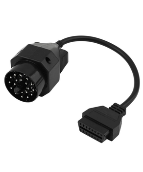OBD2 переходники Переходник OBD II - BMW 20 pin. Кабель для компьютерной диагностики авто марки БМВ с круглым разъемом