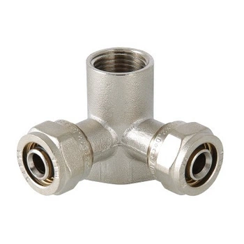 Водорозетка обжимная Valtec DN 20x1/2"x20 проходная (магистральная) VTm.334.N.200420