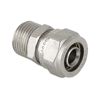 Муфта обжимная Valtec DN 16х1/2" переходная с наружной резьбой (VTm.301.N.001604)