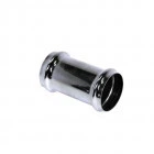 Патрубок муфтовый ХРОМ Ghidini (D 32 мм.) с двумя раструбами EPDM (846OR)