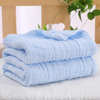 Плед детский муслиновый Kiddie Widdie 90х100 см Голубой