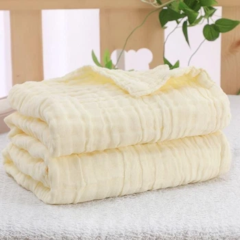 Плед детский муслиновый Kiddie Widdie 90х100 см Желтый