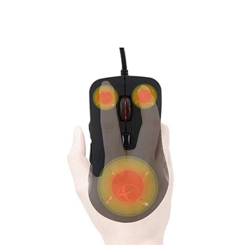 2400DPI провідна ігрова миша з підігрівом тиха Bakeey 6 кнопок