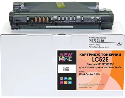 Картридж NewTone для Xerox WC 3119 аналог 013R00625 Black (LC52E)