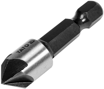 Зенківка конічна для металу YATO HEX- 1/4" 10.4 x 40 мм (YT-44723)