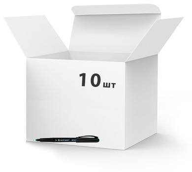 Набор маркеров для дисков Centropen CD-Liner Ergoline 0.6 мм Зелёный 10 шт (4616/04) (8595013631645)