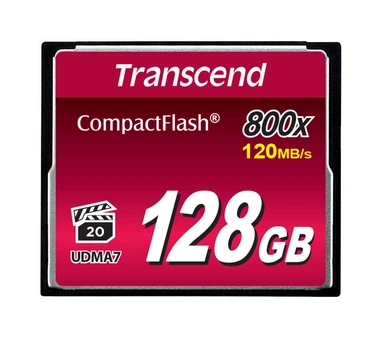 Карта памяти Transcend 128GB CompactFlash 800x (TS128GCF800)
