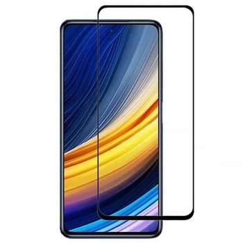 Защитное стекло LUX для Poco X3 Pro Full Сover черный 0,3 мм в упаковке