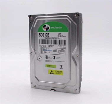 Накопитель HDD 3.5" SATA 500GB Mediamax 7200rpm 8MB (WL500GSA854G) Refurbished