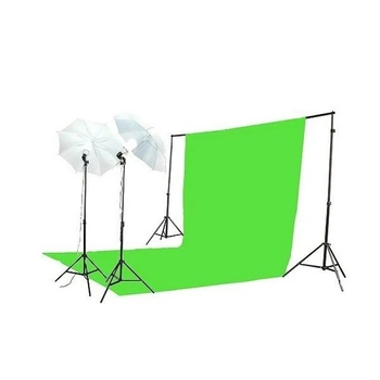 Комплект для фотостудии (постоянный свет) SmartLight FL-U110-2 (2х85w) Green Chroma Key KIT