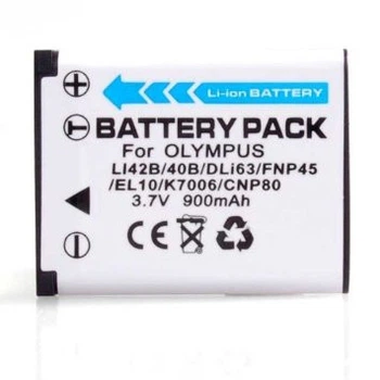 Аккумулятор для фотоаппаратов OLYMPUS - аккумулятор (Li-42B, Li-40B, EN-EL10, F-NP45) - 900 ma