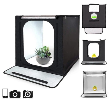 Лайткуб (фотобокс) для предметной съемки Travor F60 60x60x60 см + 5 фонов (95572)