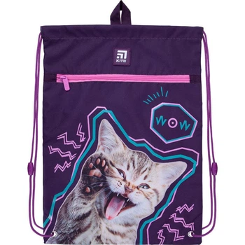 Сумка для обуви с карманом Kite Education Inspiration (K21-601M-9) 112 г 46x33 см фиолетовый
