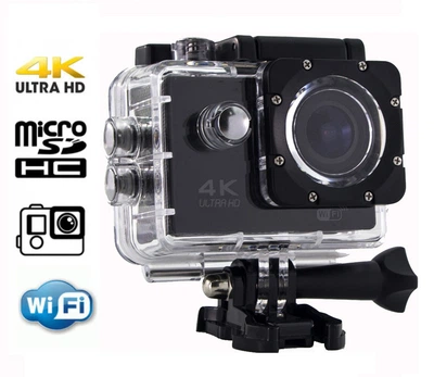 Водонепроницаемая спортивная экшн камера Action Camera UKC S2 4K Ultra HD Wi Fi Black