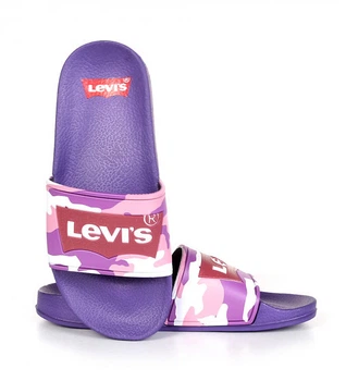 Шлепанцы Levi's Kids камуфляж фиолетовый VPOL0022S 36