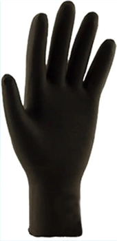 Рукавички нітрилові чорні "Саге365" 4.5 грама упаковка (М)