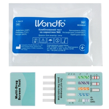 Экспресс тест на 6 видов наркотиков (моча), WONDFO Guangzhou Wondfo Biotech Co.