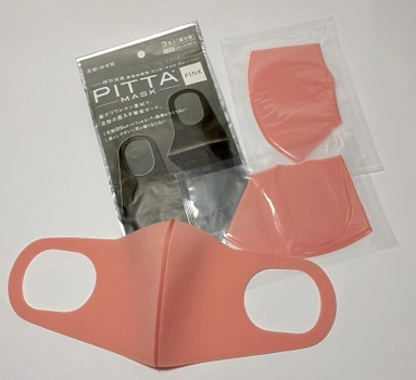 Маски пітта для особи багаторазові Pitta Mask 3 шт помаранчеві