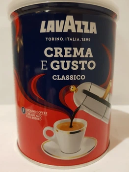 Кава мелена Lavazza Crema e Gusto в жерстяній банці 250г Італія
