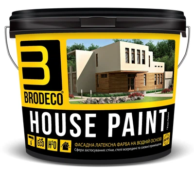 Фасадная краска House Paint TM Brodeco 1л