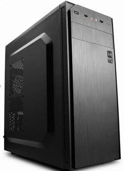 Персональний комп'ютер COBRA Advanced (I11F.8.H1S2.15T.1005); Intel Core i3-10100F (3.6 - 4.3 ГГц) / RAM 8 ГБ / HDD 1 ТБ + 240 ГБ SSD / NVIDIA GeForce GTX 1050 Ti 4 ГБ / без ОП / LAN / Ubuntu / чорний