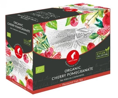 Органический фруктовый чай Julius Meinl Bio Вишня Гранат 20х4 г