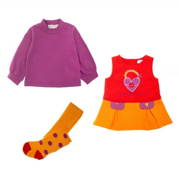 Комплект: Гольф, сарафан, колготы AGATHA RUIZ DE LA PRADA Agatha (8431) Красный M3-62 см