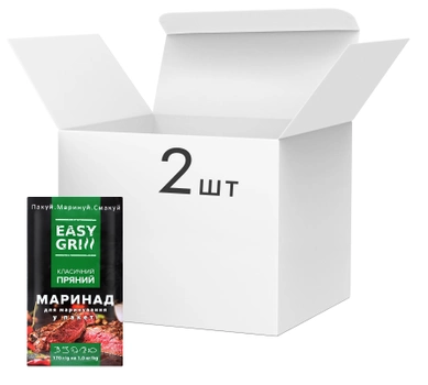 Упаковка маринада в пакете Easy Grill 5 перцев 170 г х 2 шт (4820212570261)
