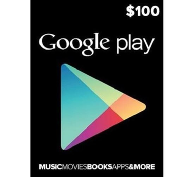 Електронний ключ Гугл Плей / Google Play Gift Card поповнення гаманця рахунки свого аккаунта на суму 100 usd, US-який регіон