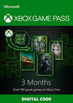 Электронный код (Подписка) Xbox Game Pass - 3 месяца Xbox One/Series для всех регионов и стран