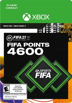 FIFA 21 - 4600 FUT Points - карта оплати для Xbox One