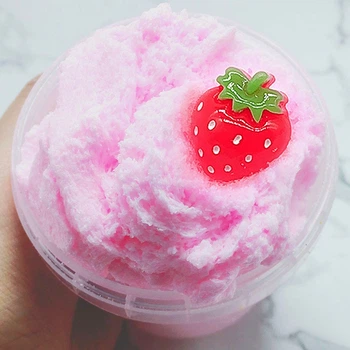 Cloud Slime з шармом червона полуниця (клауд слайм лизун) Marpiel MS254 ліловий 120 мл