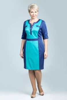 Сукня жіноча Petro Soroka МС-1616-34 синє 50